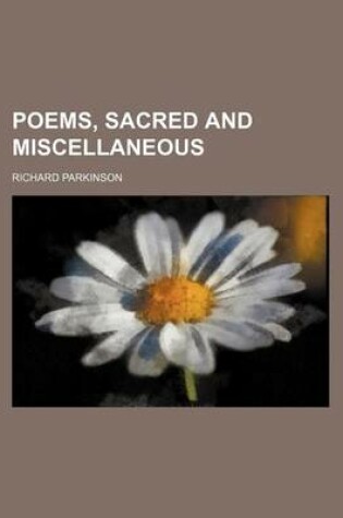 Cover of Poems, Sacred and Miscellaneous