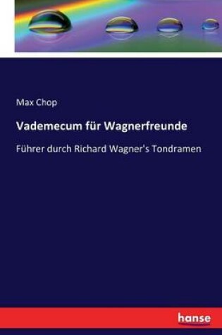 Cover of Vademecum fur Wagnerfreunde