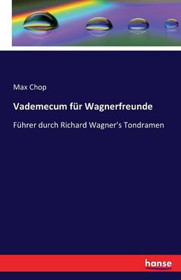 Book cover for Vademecum fur Wagnerfreunde