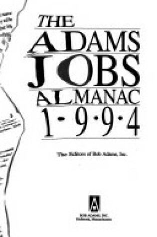 Cover of The Adams Jobs Almanac 1994