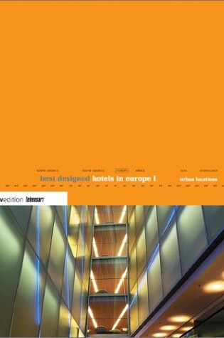 Cover of Best Designed Hotels in Europe