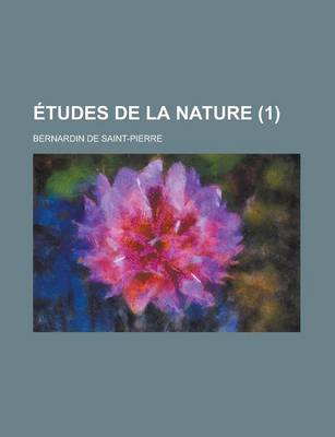 Book cover for Etudes de La Nature (1 )