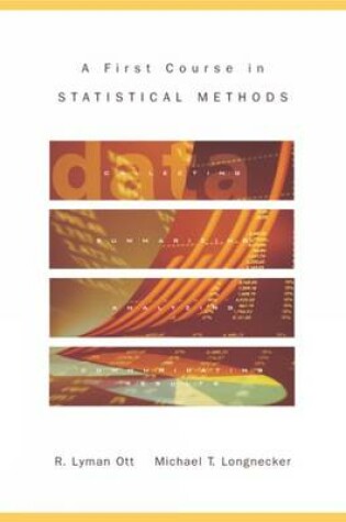 Cover of A First Course in Statistical Methods (with CD-ROM)