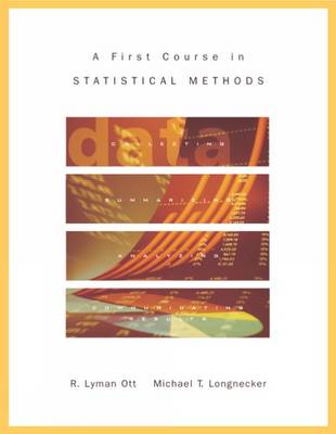 Book cover for A First Course in Statistical Methods (with CD-ROM)