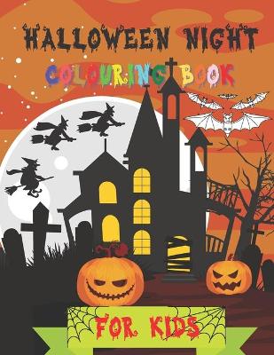 Book cover for Halloween Night Coluring Book For Kids