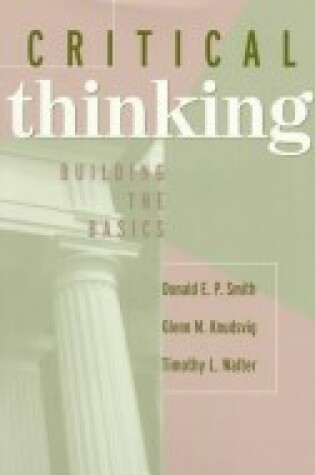 Cover of Critical Thinking