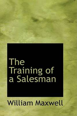 Book cover for The Training of a Salesman