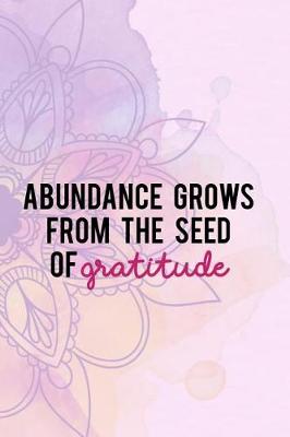 Book cover for Abundance Grows From The Seed Of Gratitude