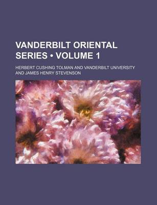 Book cover for Vanderbilt Oriental Series (Volume 1)