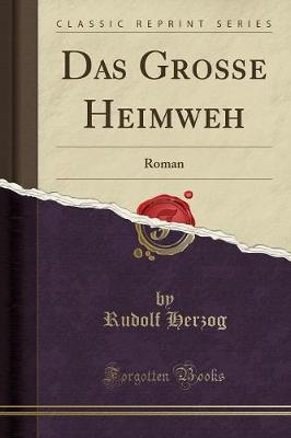 Book cover for Das Große Heimweh