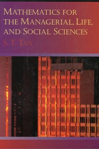 Cover of Mathematics for Management, Life and Social Sciences