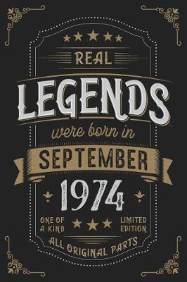 Book cover for Real Legends were born in September 1974