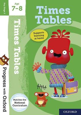 Book cover for Progress with Oxford: Times Tables Age 7-8