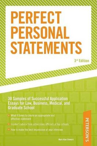 Cover of Perfect Personal Statements, 3