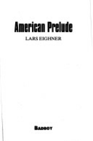 Cover of American Prelude