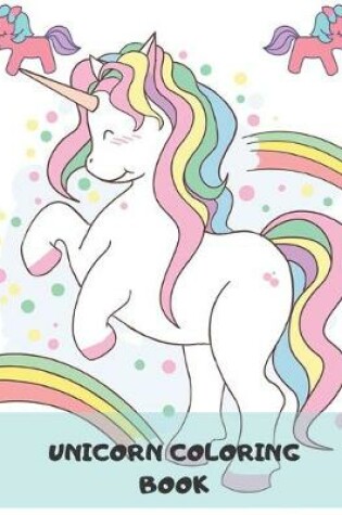Cover of Unicorn Coloring Book.