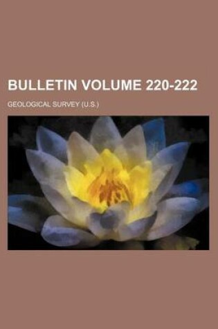 Cover of Bulletin Volume 220-222