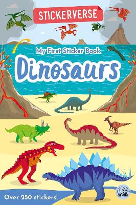 Book cover for Stickerverse - My First Sticker Book Dinosaurs