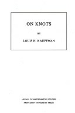 Cover of On Knots. (AM-115), Volume 115