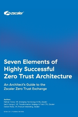 Book cover for Seven Elements of Highly Successful Zero Trust Architecture