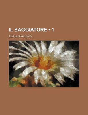 Book cover for Il Saggiatore (1); Giornale Italiano