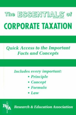 Cover of Corporate Taxation