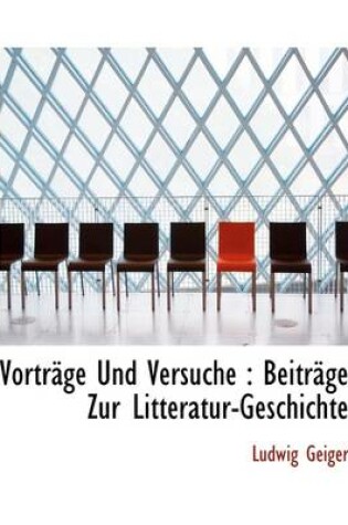 Cover of Vortrage Und Versuche