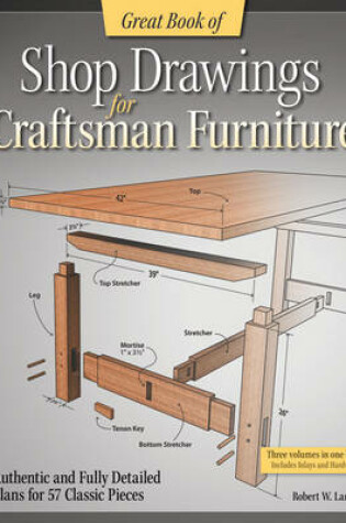 Cover of Great Book of Shop Drawings for Craftsman Furniture