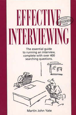 Book cover for Effective Interviewing