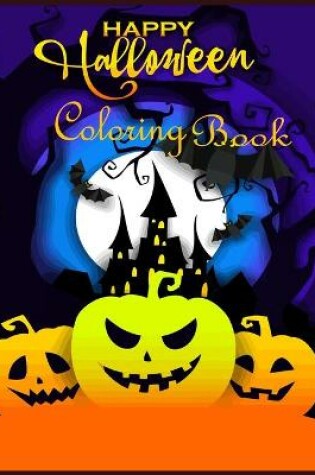 Cover of Happy Halloween coloring Book