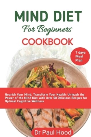 Cover of mind diet cookbook for beginners