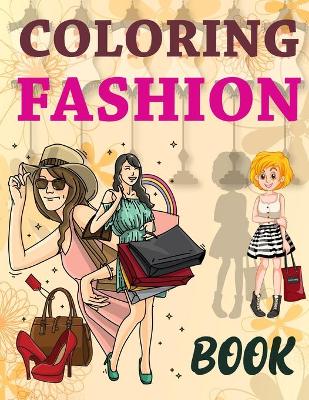 Book cover for Coloring Fashion Book