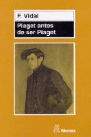 Cover of Piaget Antes de Ser Piaget