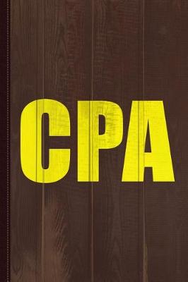 Book cover for CPA Journal Notebook