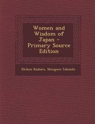 Book cover for Women and Wisdom of Japan - Primary Source Edition