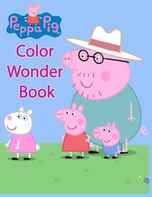 Book cover for Peppa Pig Color Wonder Book
