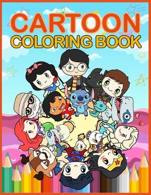 Book cover for Cartoon Coloring Book