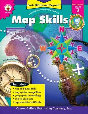 Book cover for Map Skills, Grade 2