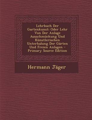 Book cover for Lehrbuch Der Gartenkunst