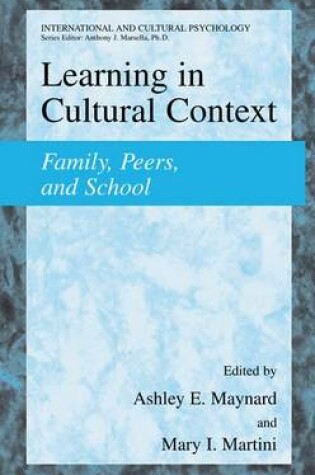 Cover of Learning in Cultural Context