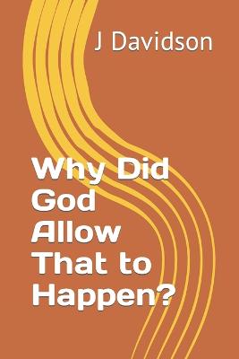 Book cover for Why Did God Allow That to Happen?