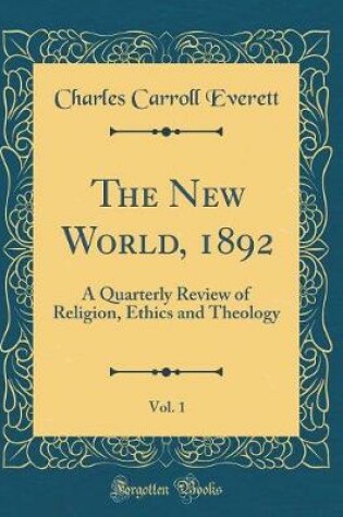 Cover of The New World, 1892, Vol. 1