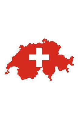 Book cover for Flag of Switzerland Overlaid on the Swiss Map Journal