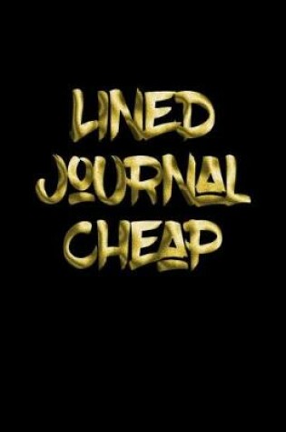 Cover of Lined Journal Cheap