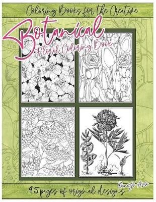 Book cover for Botanical Floral Coloring Book