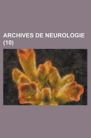 Cover of Archives de Neurologie (10)