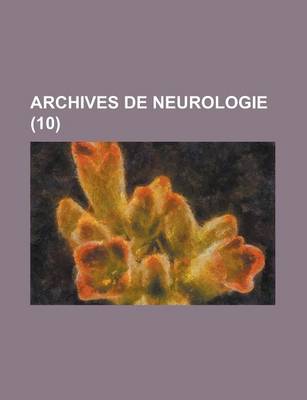 Book cover for Archives de Neurologie (10)