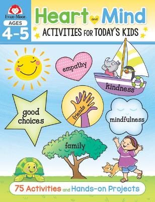 Book cover for Heart and Mind Activities for Today's Kids Workbook, Age 4 - 5