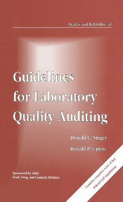 Cover of Guidelines for Laboratory Quality Auditing