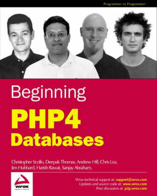 Book cover for Beginning PHP 4 Databases